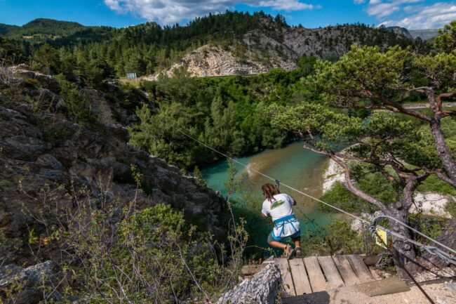 Tyrolienne gorges du verdon