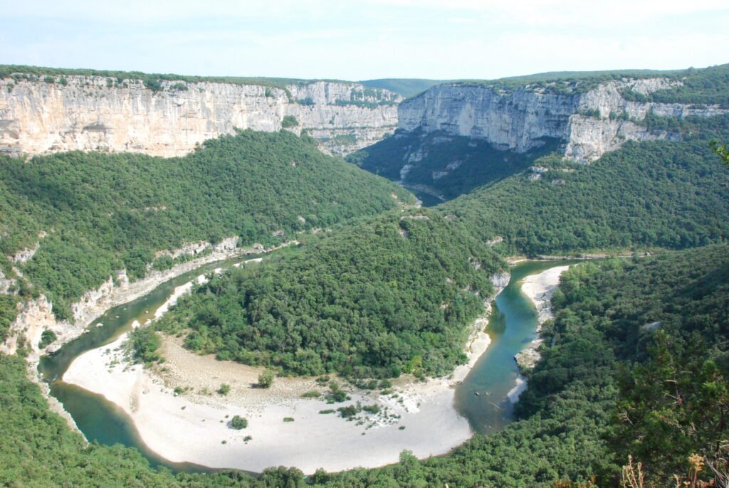 vue aérienne gorges du verdon